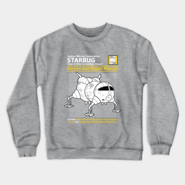 Starbug Service and Repair Manual Crewneck Sweatshirt by adho1982